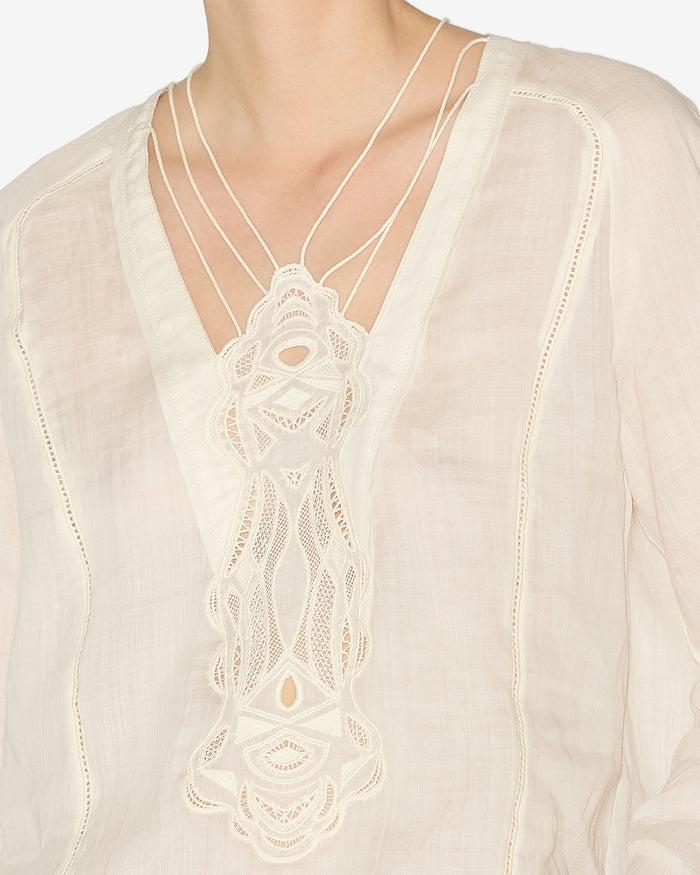 Isabel Marant HAUT / TOP LUNA Femme écru