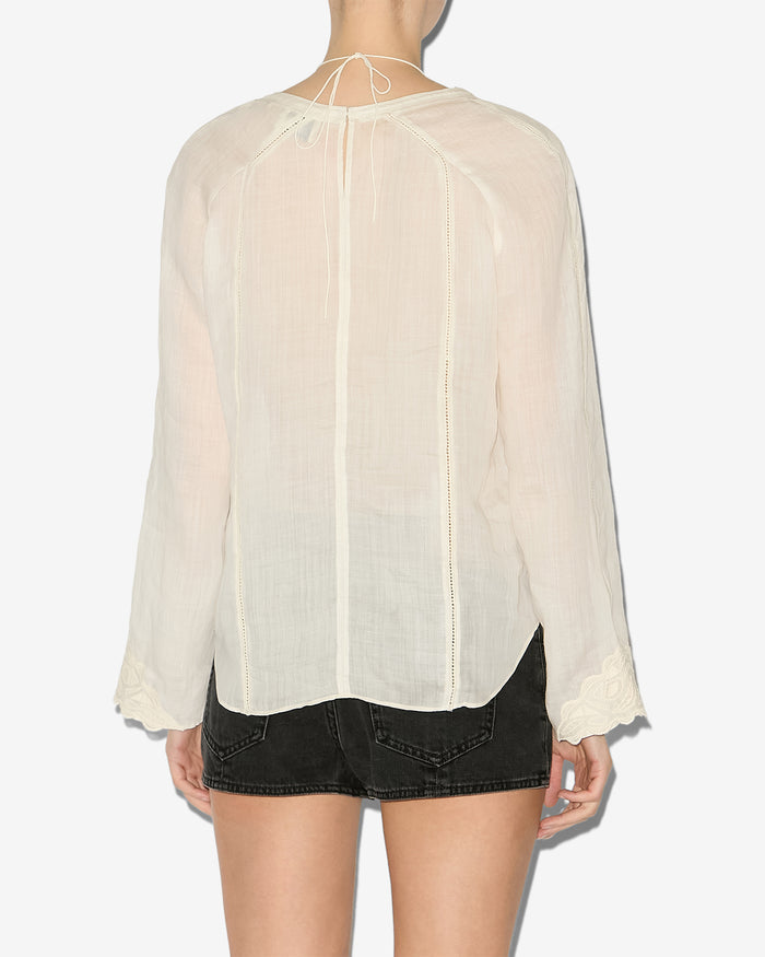 Isabel Marant HAUT / TOP LUNA Femme écru