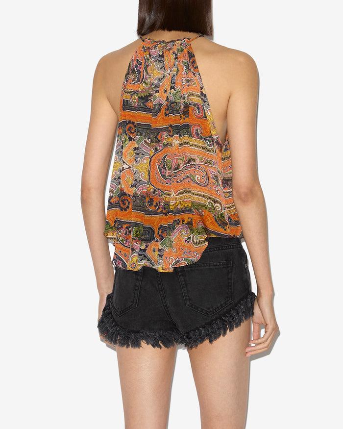 Isabel Marant HAUT / TOP MARILOU Femme Orange