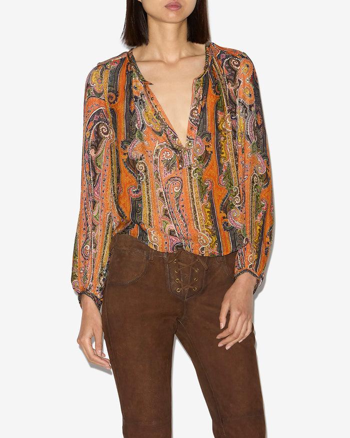 Isabel Marant HAUT / TOP MAY Femme Orange