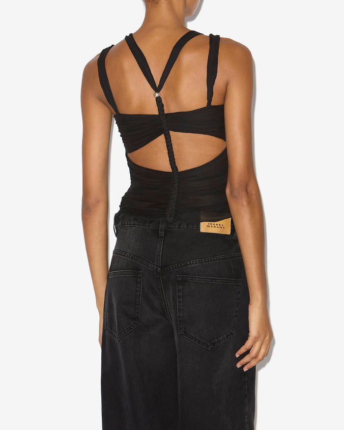 Isabel Marant HAUT / TOP REVON Femme Noir