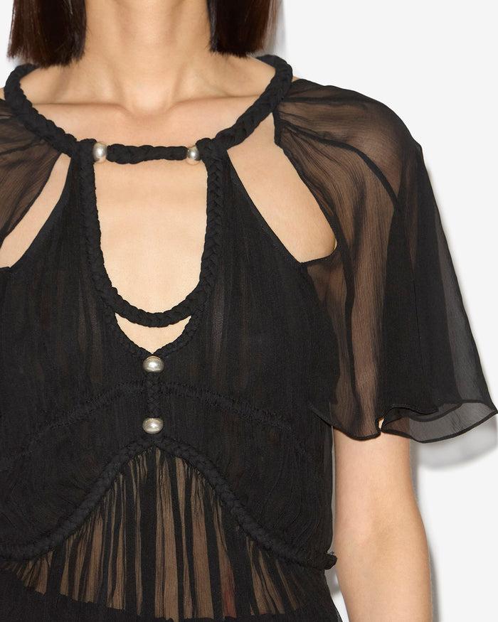 Isabel Marant HAUT / TOP ROSALINE Femme Noir