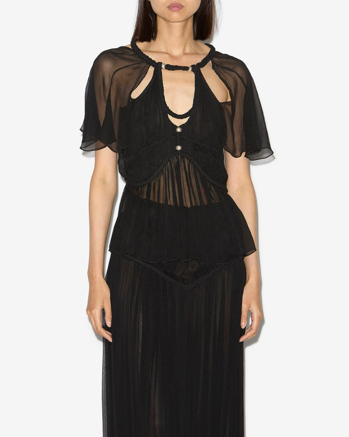 Isabel Marant HAUT / TOP ROSALINE Femme Noir