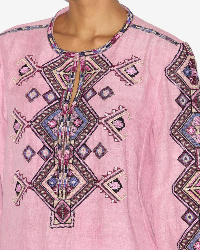 Isabel Marant HAUT / TOP ZELDA Femme Antique Rose