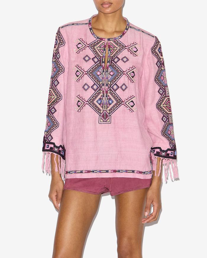 Isabel Marant HAUT / TOP ZELDA Femme Antique Rose
