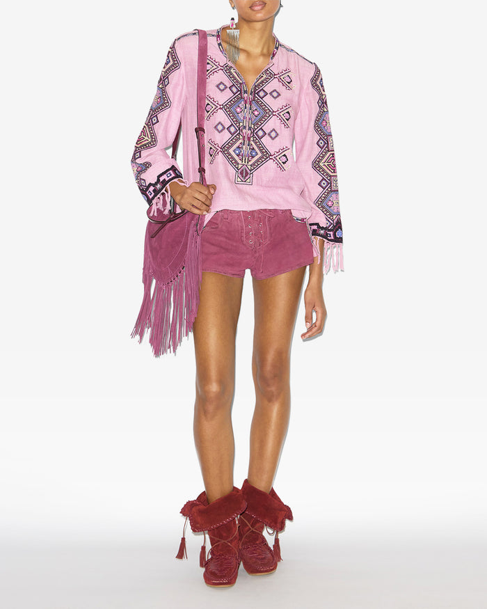 isabel marant HAUT / TOP ZELDA Femme antique rose