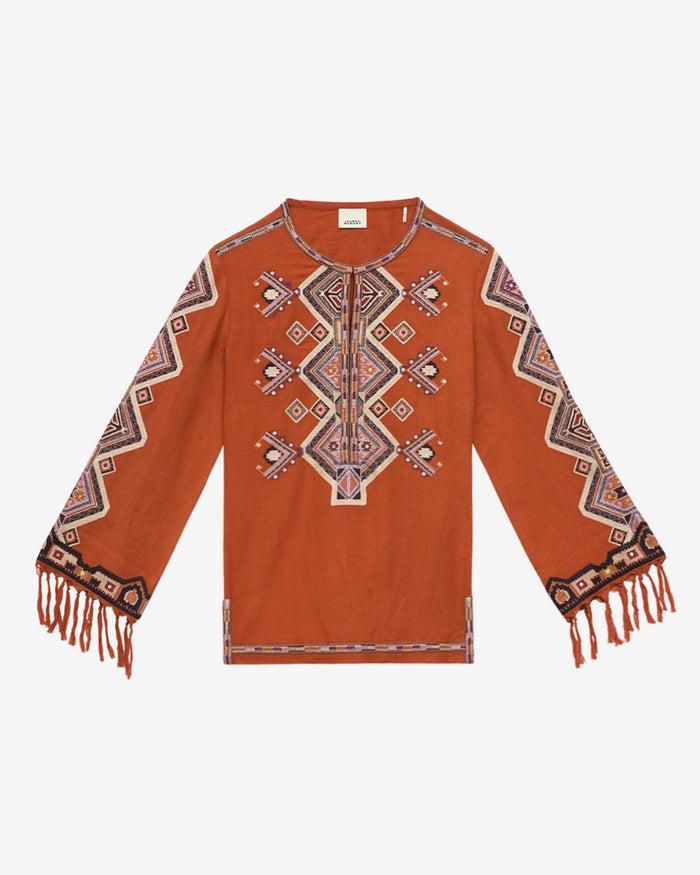 isabel marant HAUT / TOP ZELDA Femme orange