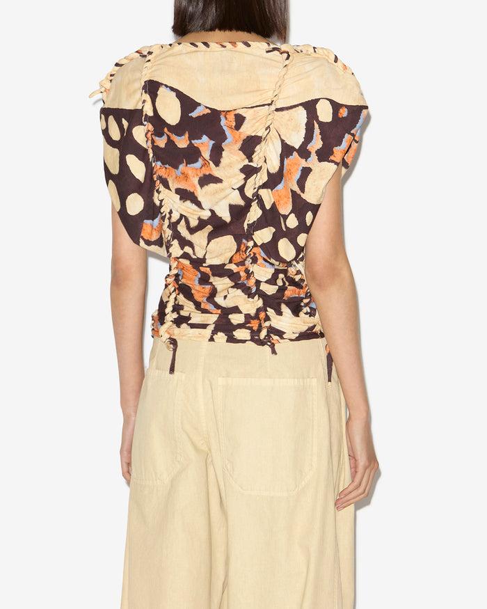 Isabel Marant HAUT / TOP ZOHRA Femme Beige