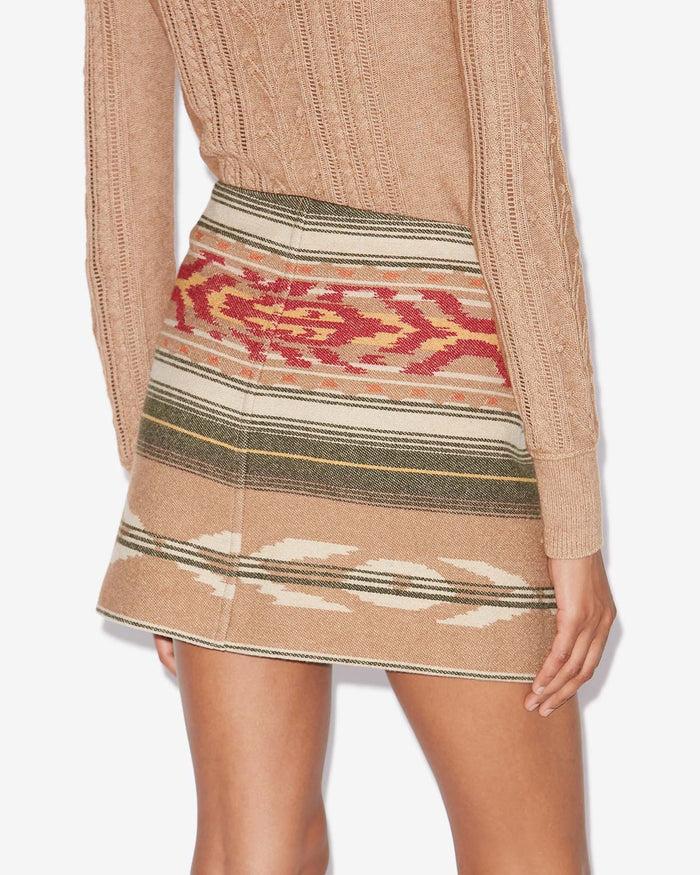 Isabel Marant JUPE ADELAIDE Femme Camel