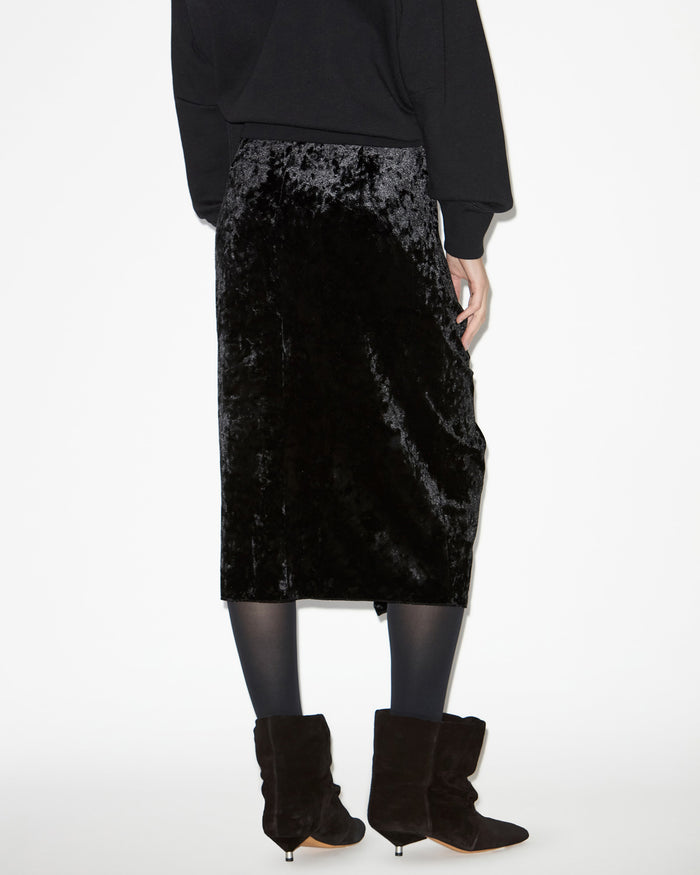 Isabel Marant Jupe Alyssa Femme Noir