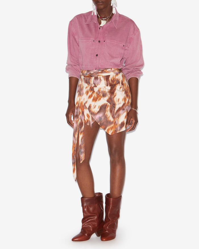 Isabel Marant JUPE BERENICE Femme écru-ocre