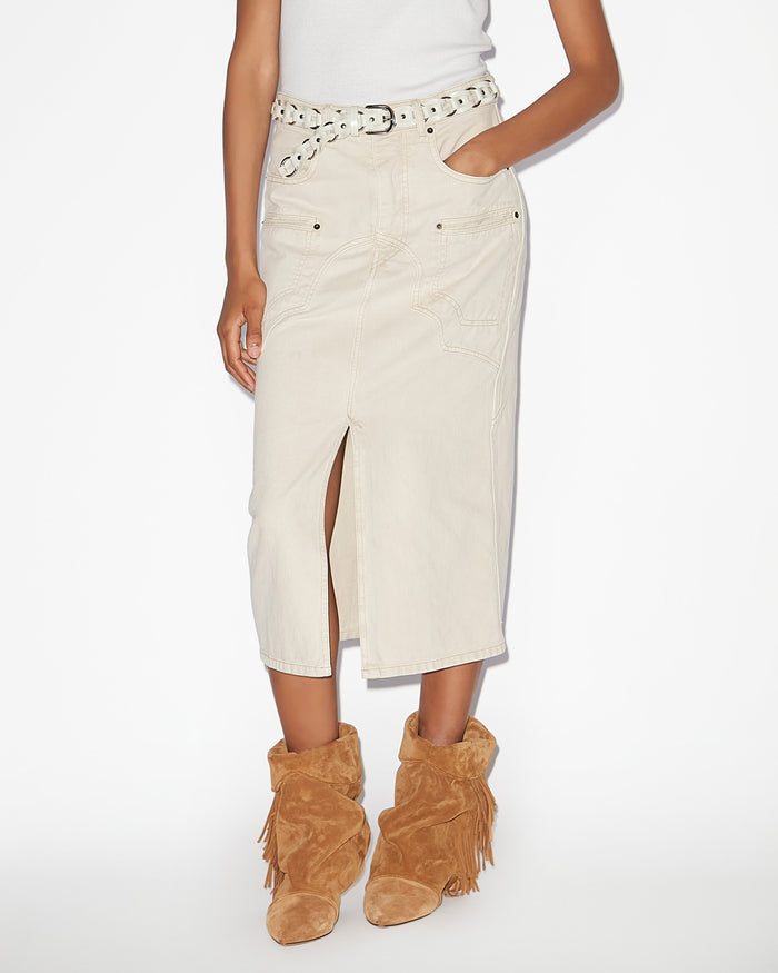 Isabel Marant JUPE BRITT Femme écru