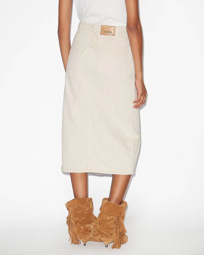 Isabel Marant JUPE BRITT Femme écru