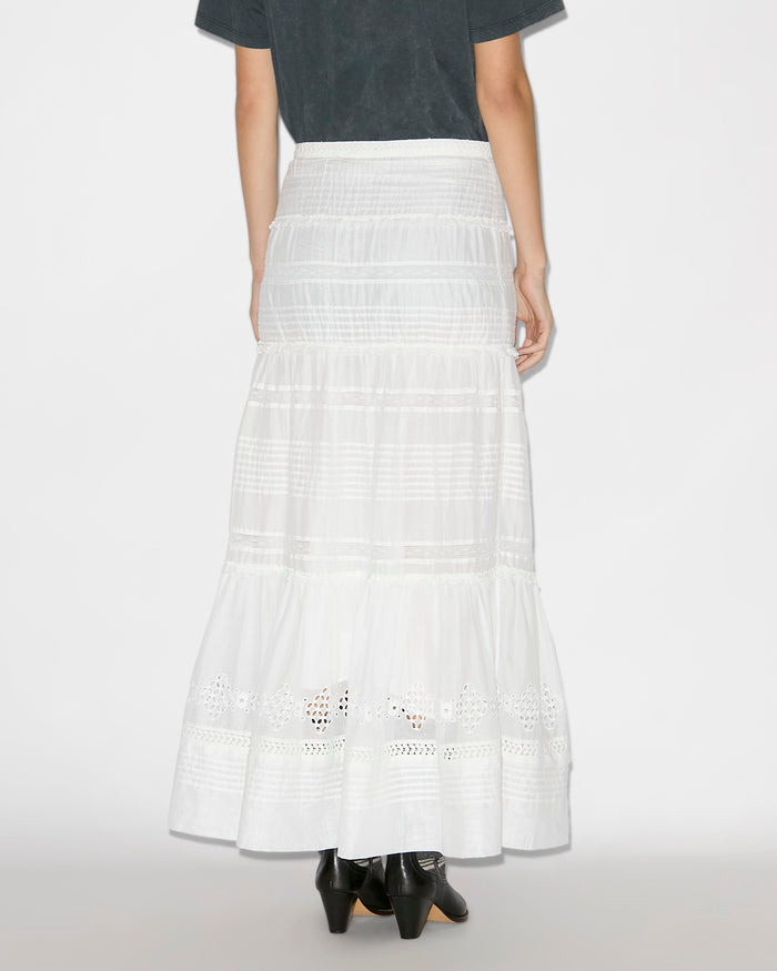 Isabel Marant JUPE DUSTA Femme Blanc