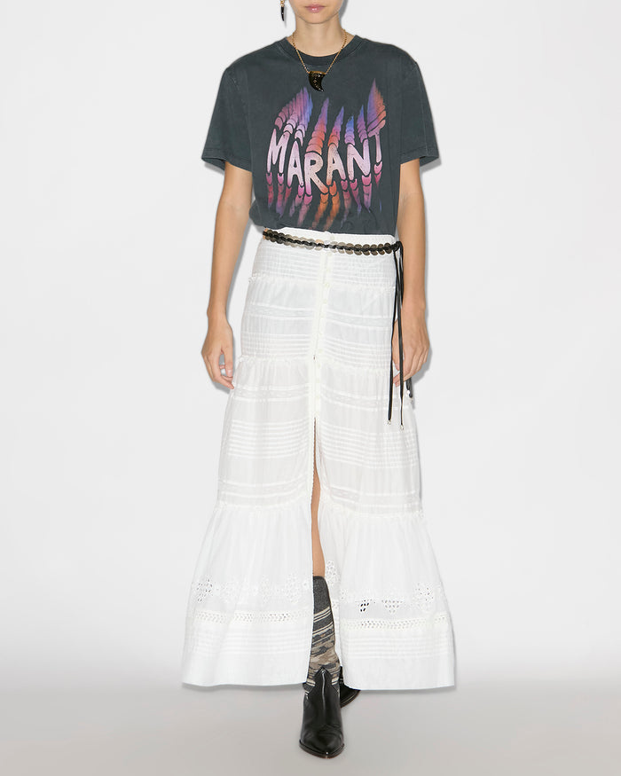 Isabel Marant JUPE DUSTA Femme Blanc