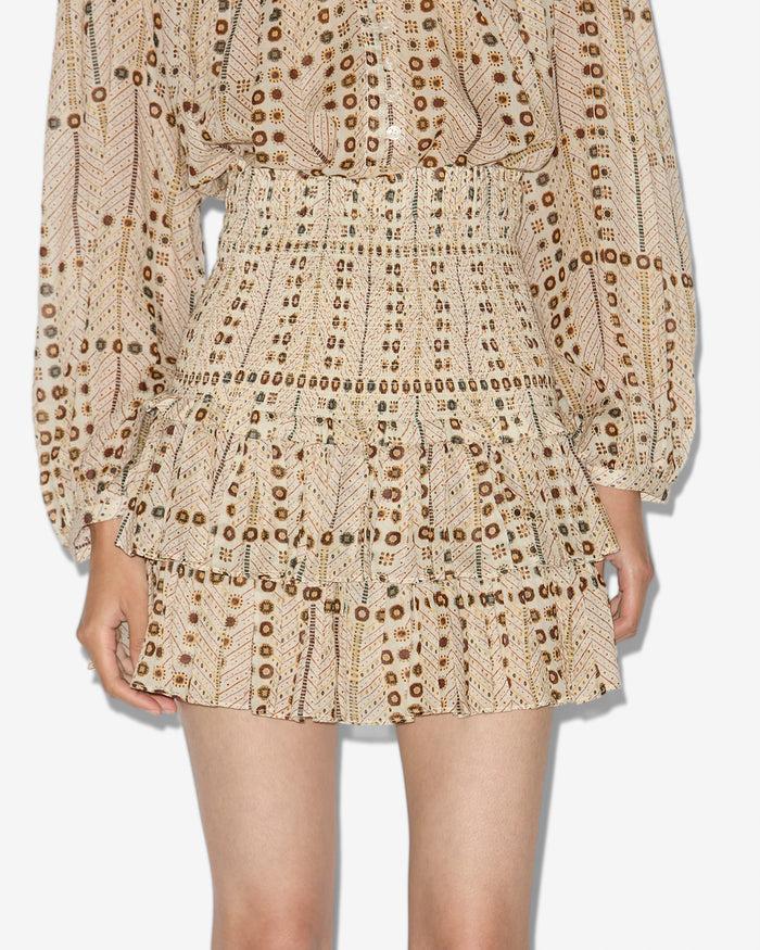 Isabel Marant JUPE NAOMI Femme écru