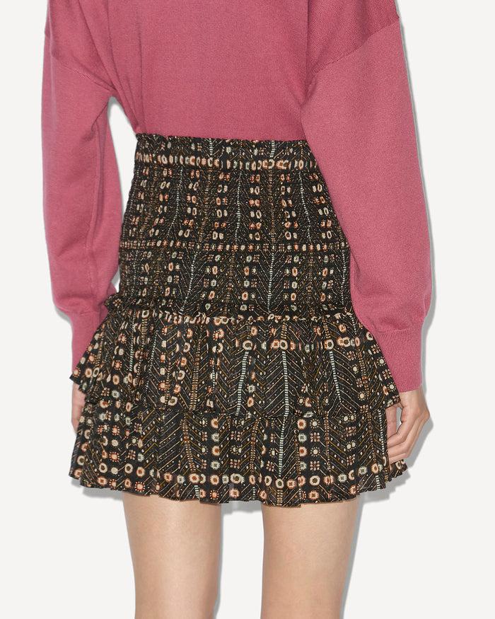 Isabel Marant JUPE NAOMI Femme Noir Délavé