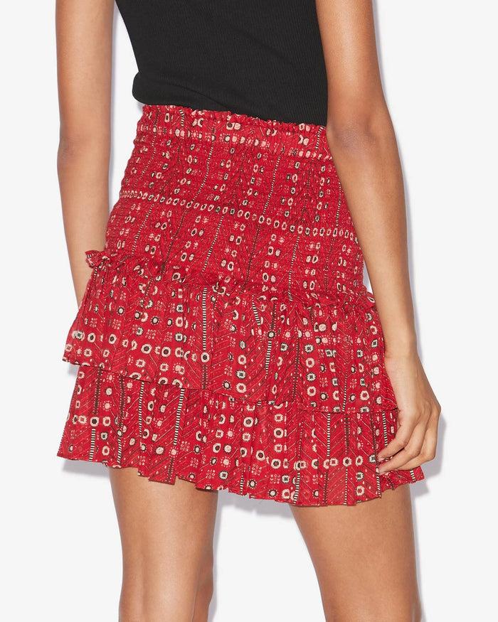 Isabel Marant JUPE NAOMI Femme Rouge