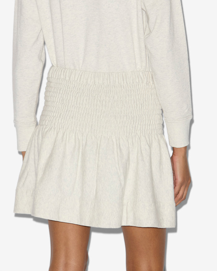 Isabel Marant JUPE PACIFICA Femme Ecru/Camel