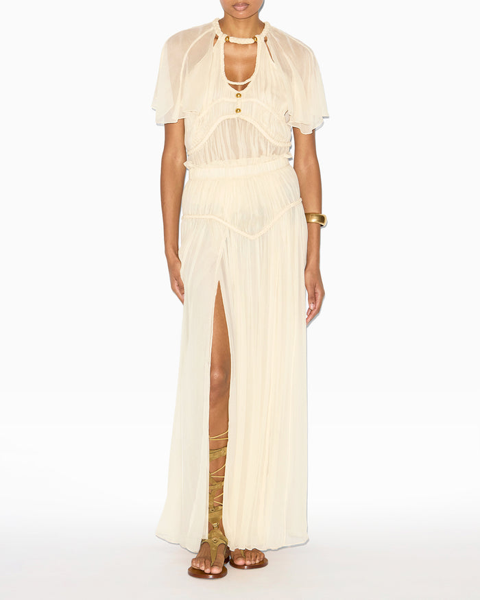 Isabel Marant JUPE ROLANDE Femme écru