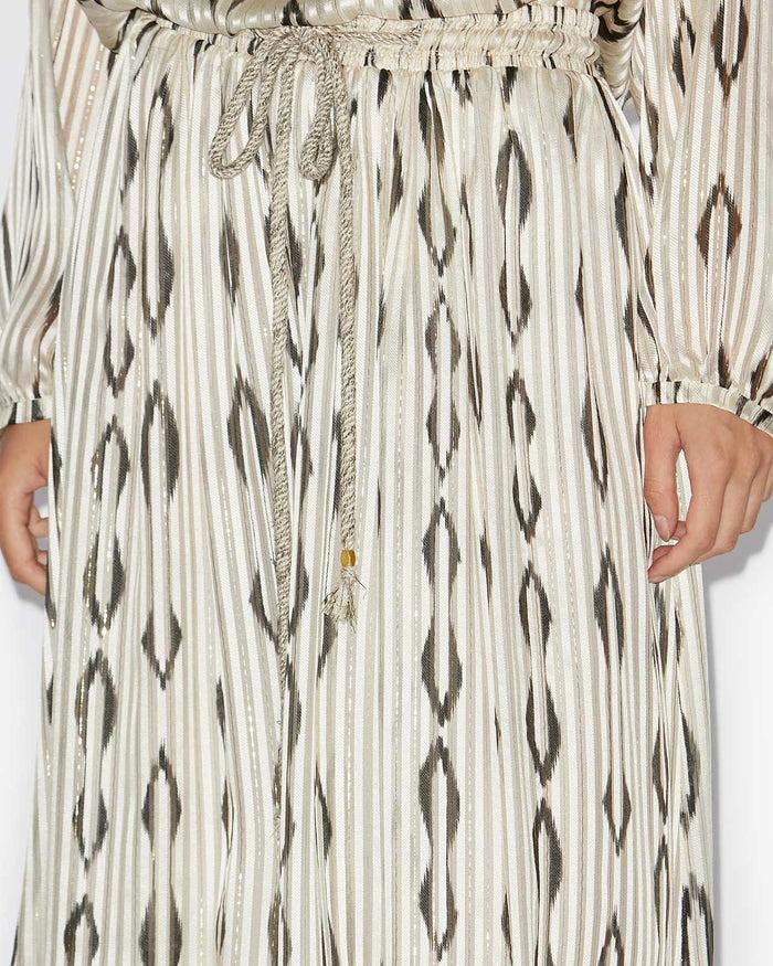 Isabel Marant JUPE SAMILA Femme écru Et Noir