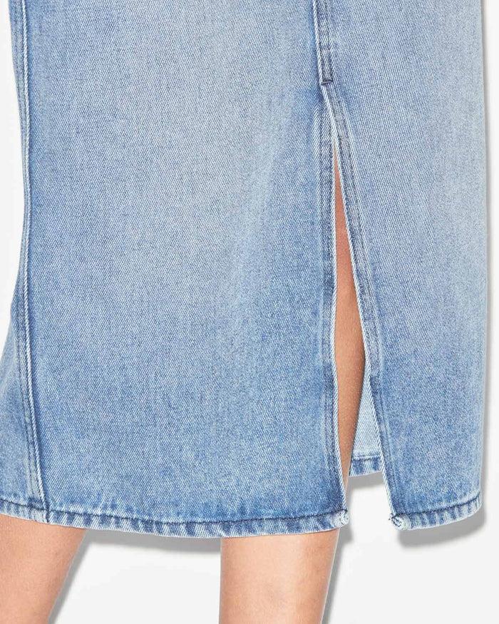 Isabel Marant Jupe Tilauria Femme Bleu Clair