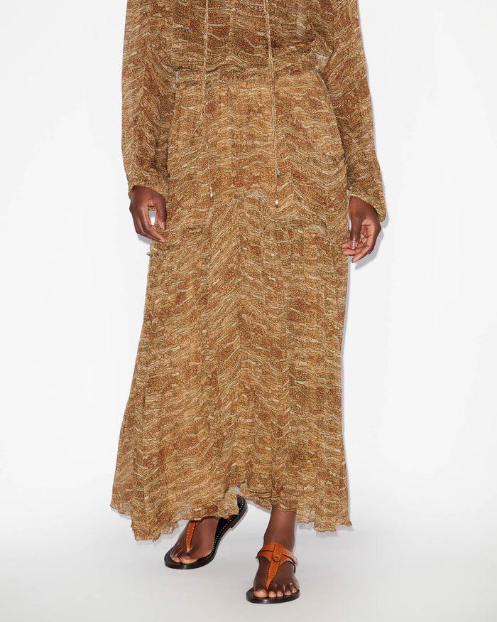 Isabel Marant JUPE VERONIQUE Femme Kaki