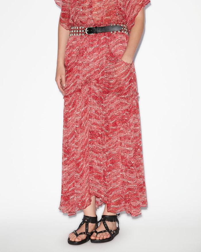 Isabel Marant JUPE VERONIQUE Femme Rouge