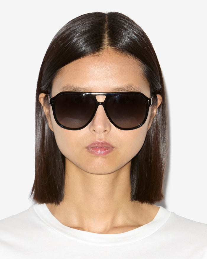 Isabel Marant LUNETTES ANEYA Femme Noir-gris