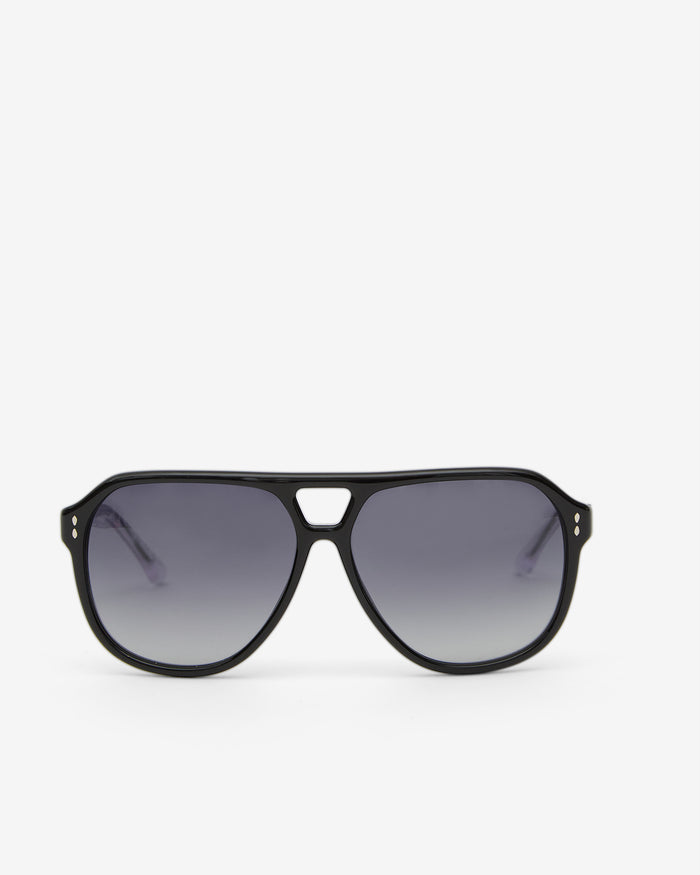 isabel marant LUNETTES ANEYA Femme noir-gris