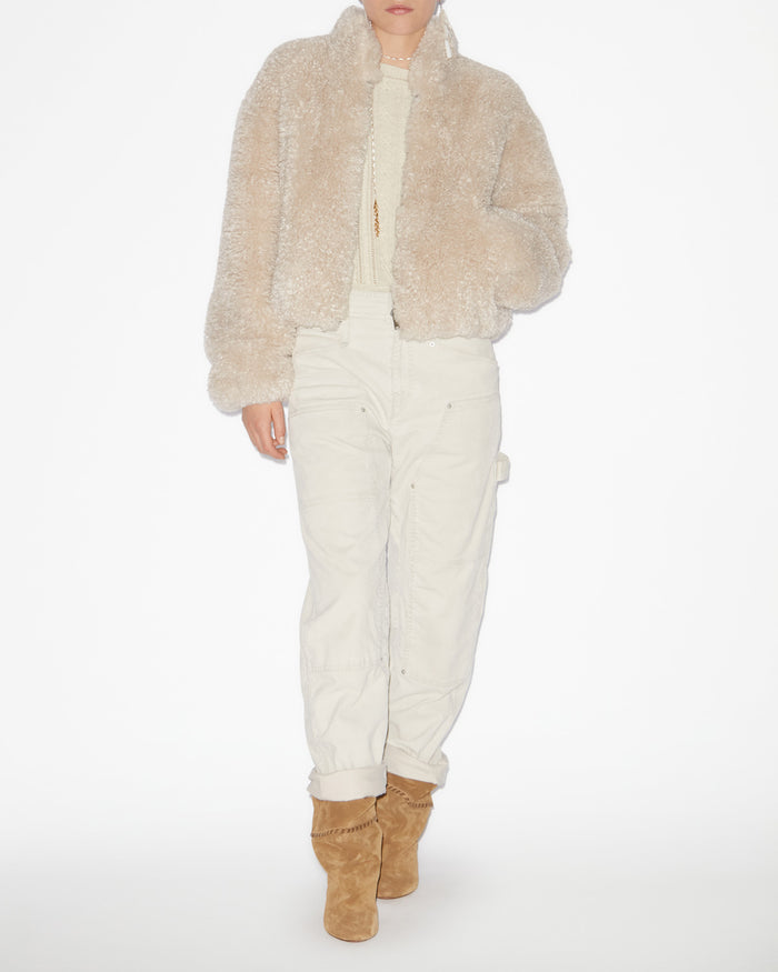 isabel marant MANTEAU ANASTA Femme écru