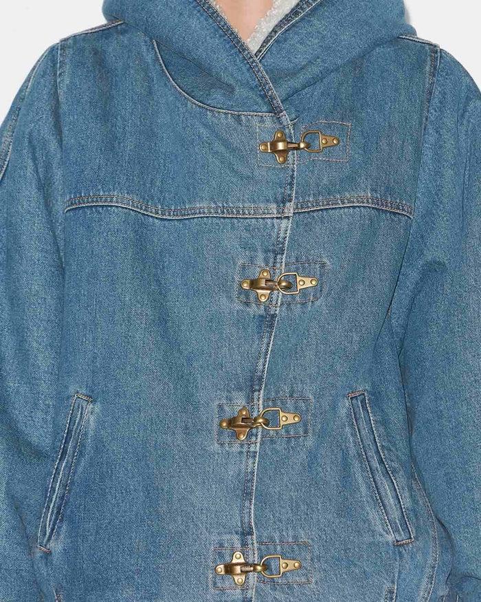 Isabel Marant MANTEAU BIANE Femme Bleu