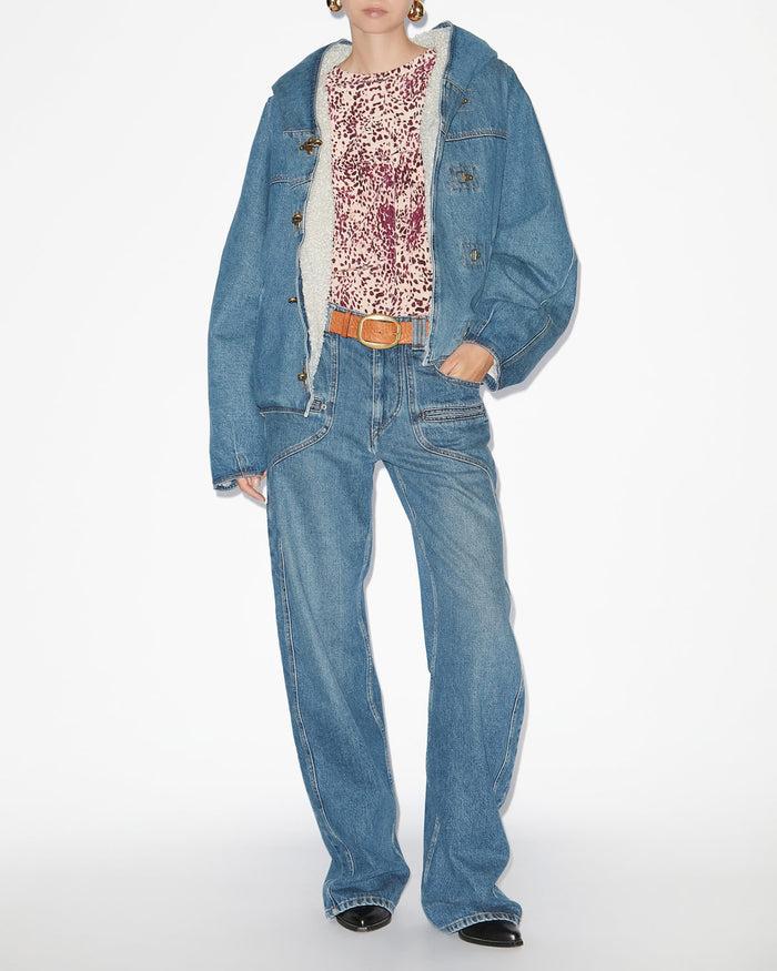 isabel marant MANTEAU BIANE Femme bleu