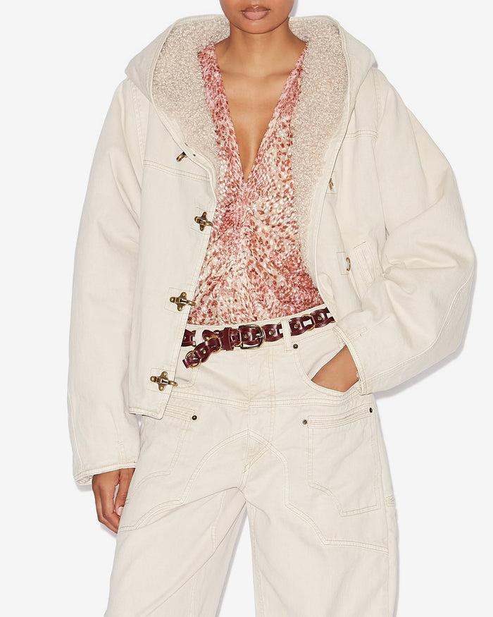 Isabel Marant MANTEAU BIANE Femme écru