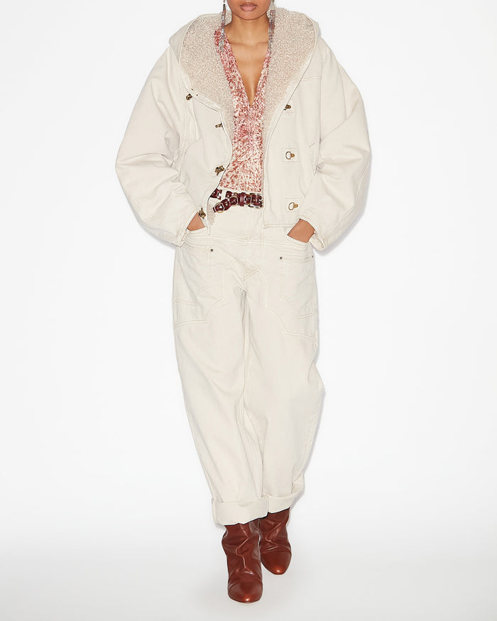 isabel marant MANTEAU BIANE Femme écru