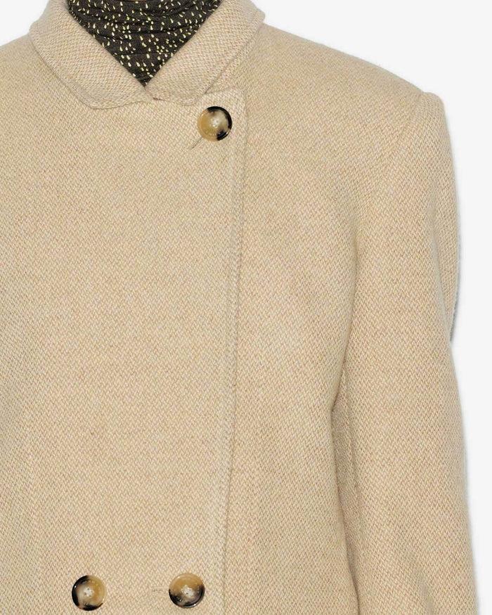 Isabel Marant Manteau Cassidy Femme écru