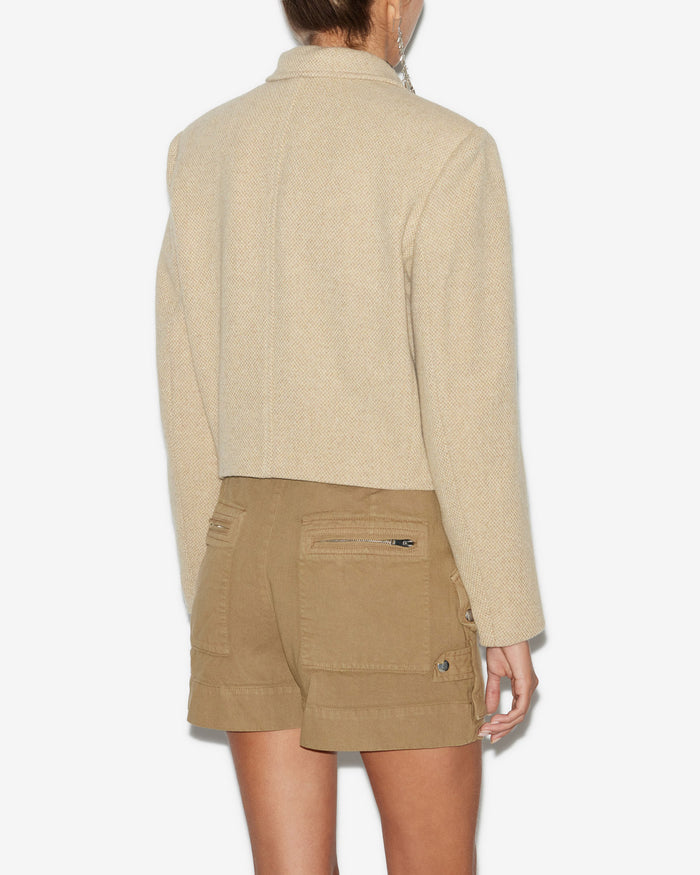 Isabel Marant Manteau Cassidy Femme écru