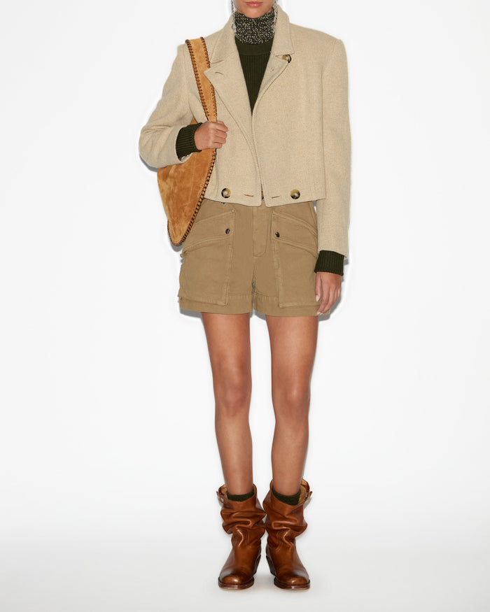isabel marant Manteau Cassidy Femme écru