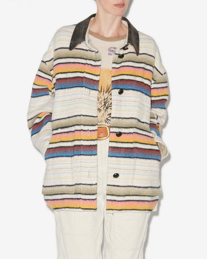 Isabel Marant MANTEAU DAYVI Femme Multicolor