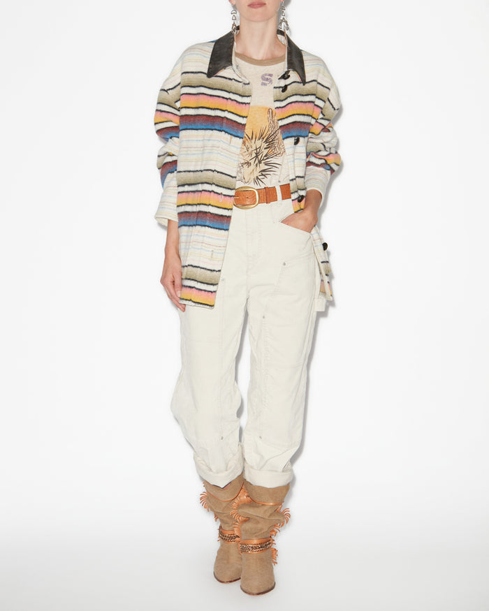 isabel marant MANTEAU DAYVI Femme multicolor