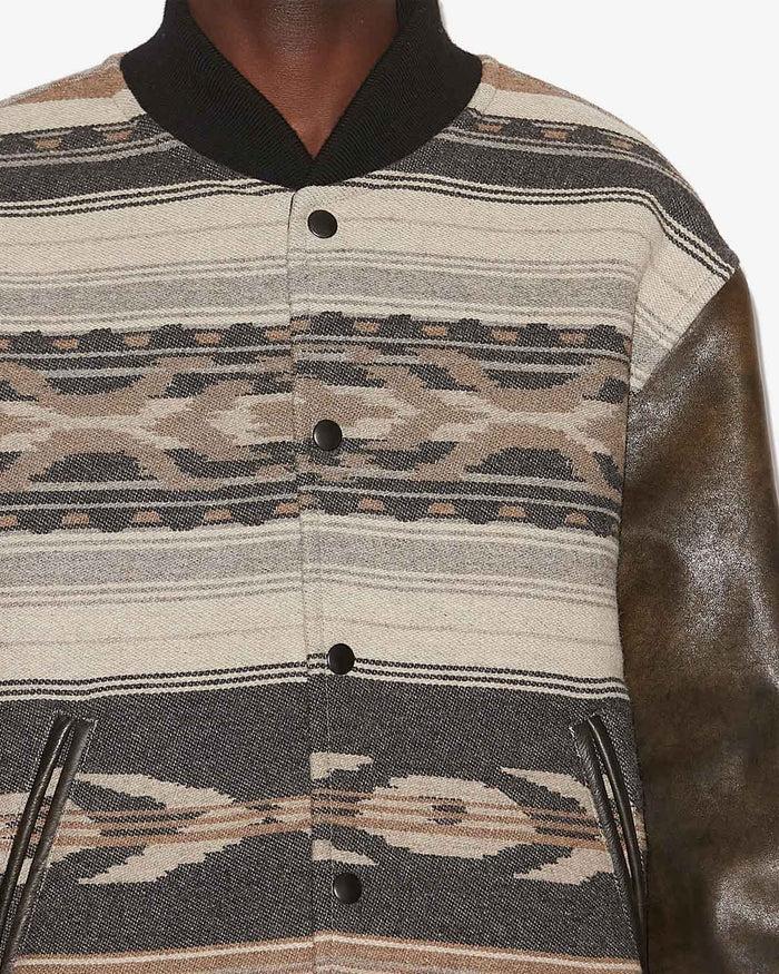 Isabel Marant MANTEAU DECLAN Homme Noir Délavé