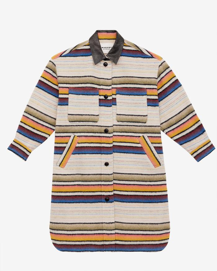 Isabel Marant MANTEAU DJILA Femme Multicolor