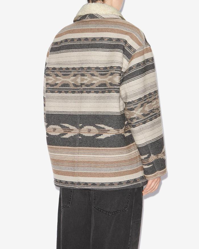 Isabel Marant MANTEAU DORCAS Femme Noir Délavé