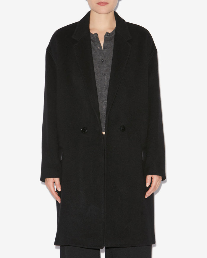 Isabel Marant Manteau Efegozi Femme Noir