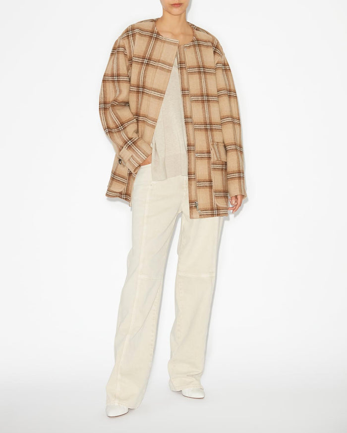 isabel marant Manteau Efelia Femme camel