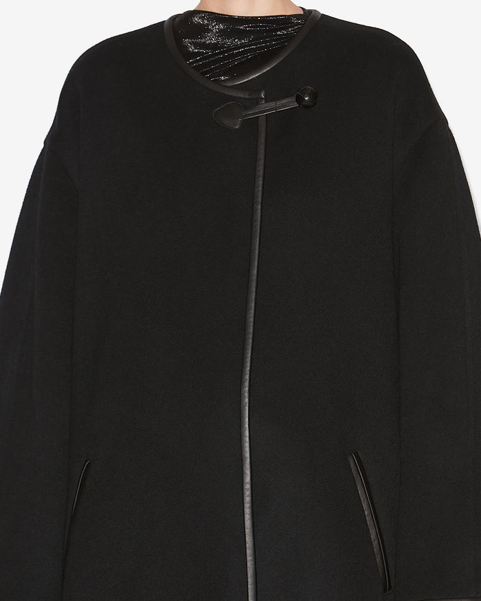 Isabel Marant MANTEAU ELZA Femme Noir