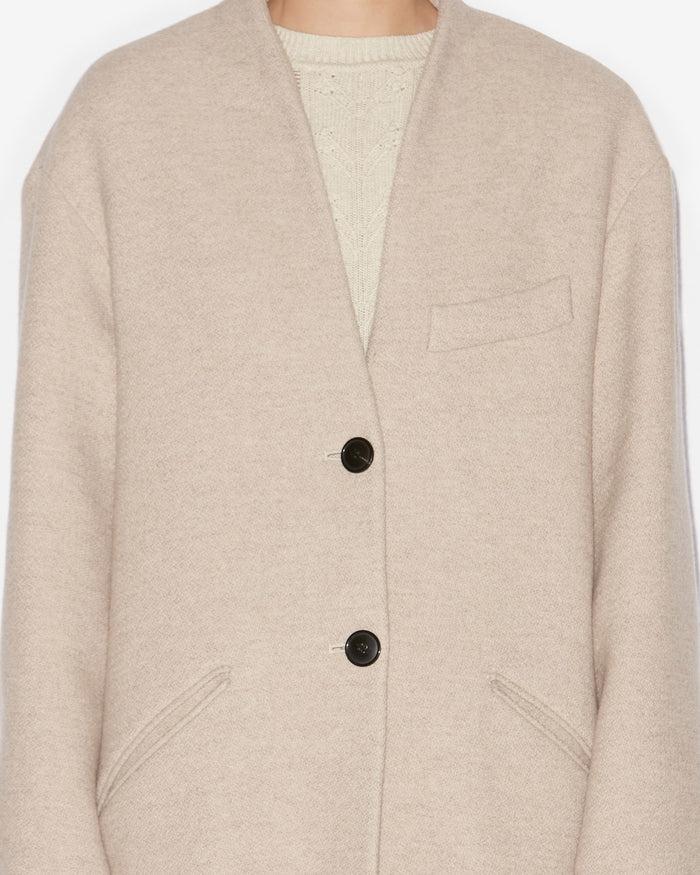 Isabel Marant MANTEAU ERIS Femme Beige