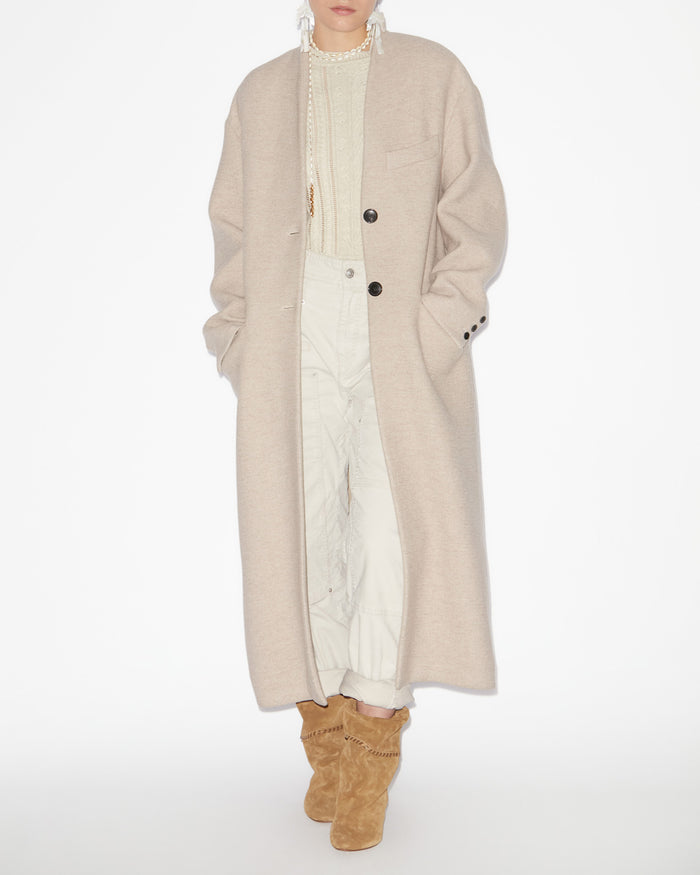 isabel marant MANTEAU ERIS Femme beige