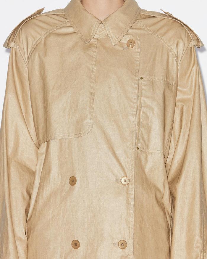 Isabel Marant MANTEAU FRANNY Femme Beige