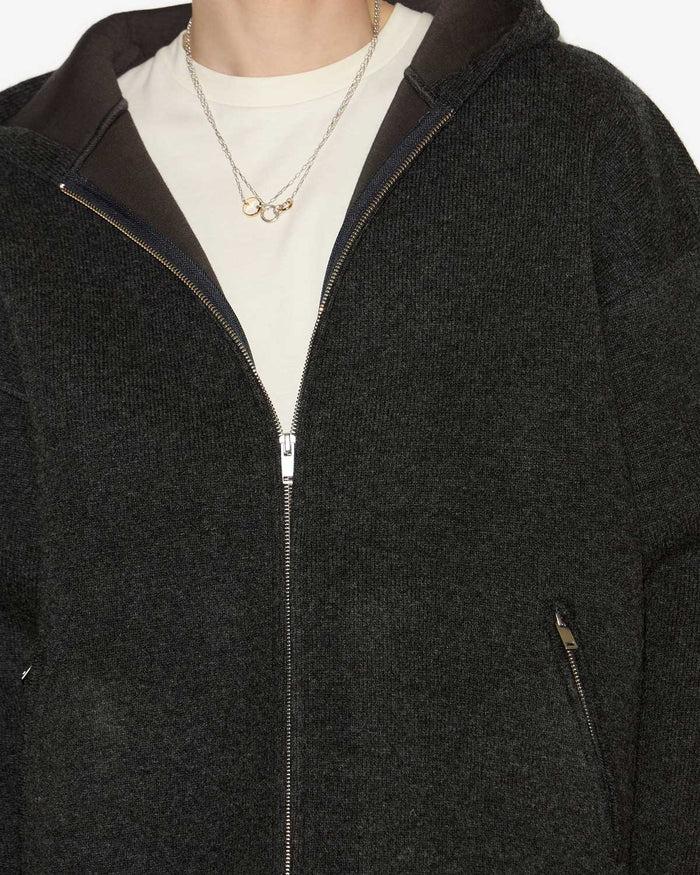 Isabel Marant Manteau Igor Homme Anthracite